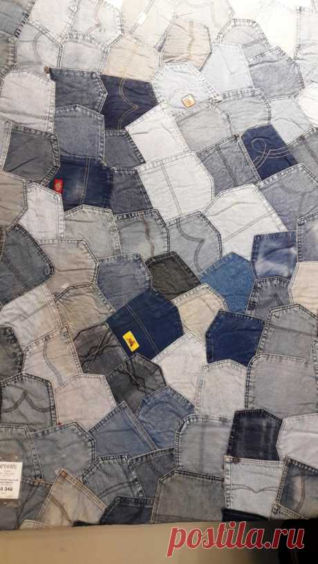 Ковры из старых джинсов Jeans Pocket Rug AMIKOVRY (подборка)