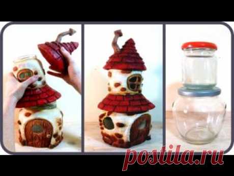 ❣DIY Fairy House with Attic using Two Jars❣