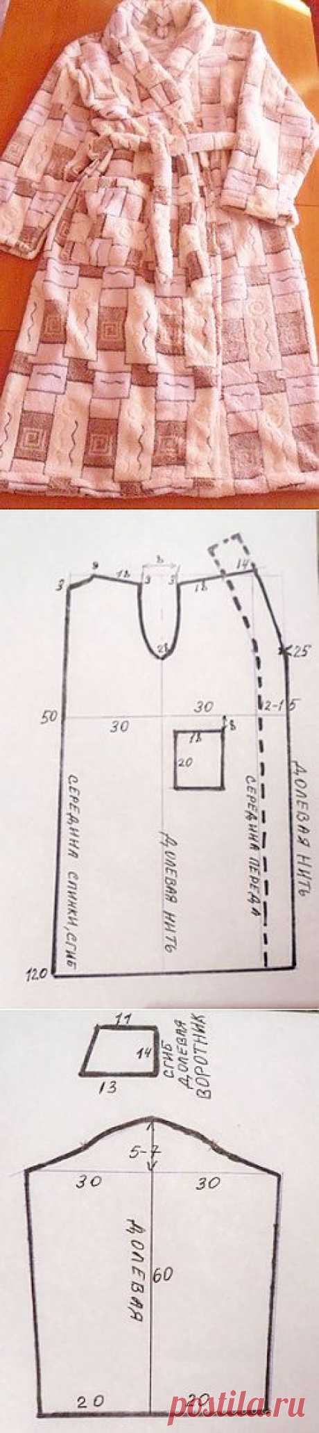 ЛЮБЛЮ ШИТЬ » Как сшить банный халат