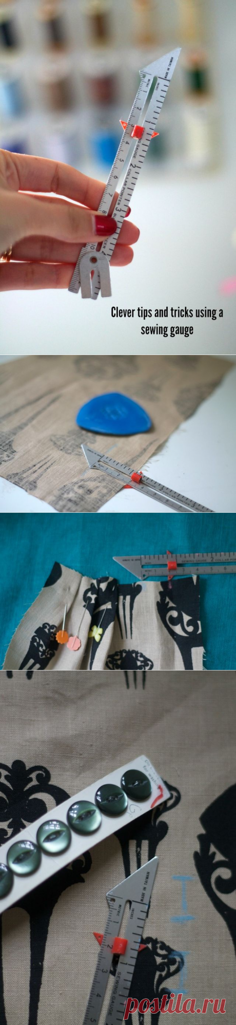 Clever tips and tricks using a sewing gauge | House of Pinheiro | Bloglovin’