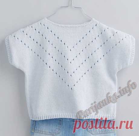 Пуловер (д) 14*141 Phildar №5004