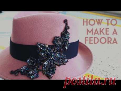 DIY - How to Make a Fedora Hat with Laura Hubka Millinery