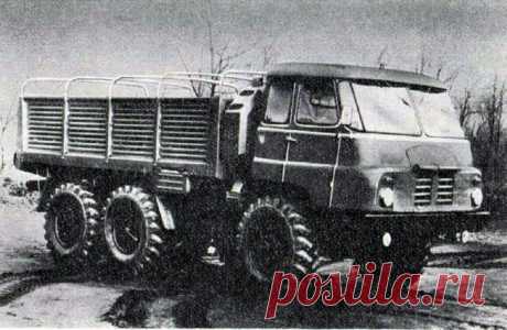 Первый опытный Csepel D566(6x6) с кабиной от D700 в декабре 1967 года