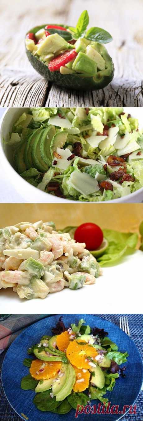 Рецепты простых салатов с авокадо / Простые рецепты