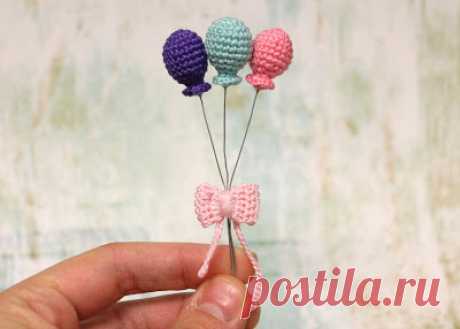 Pink Mouse Boutique: Tiny Crochet Balloons