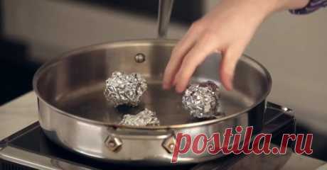 Супер лайфхак: как варить на пару с помощью алюминиевой пищевой фольги