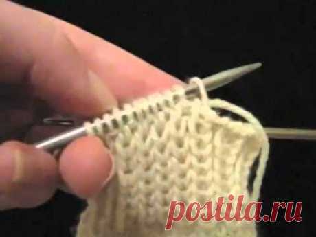 KNITFreedom - Invisible Ribbed Bind-Off - A Stretchy Invisible Bind-Off For 1x1 Ribbing - YouTube