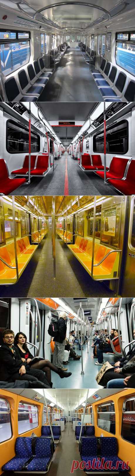 Как выглядят вагоны метро в разных странах / livejournal.com / Surfingbird.ru