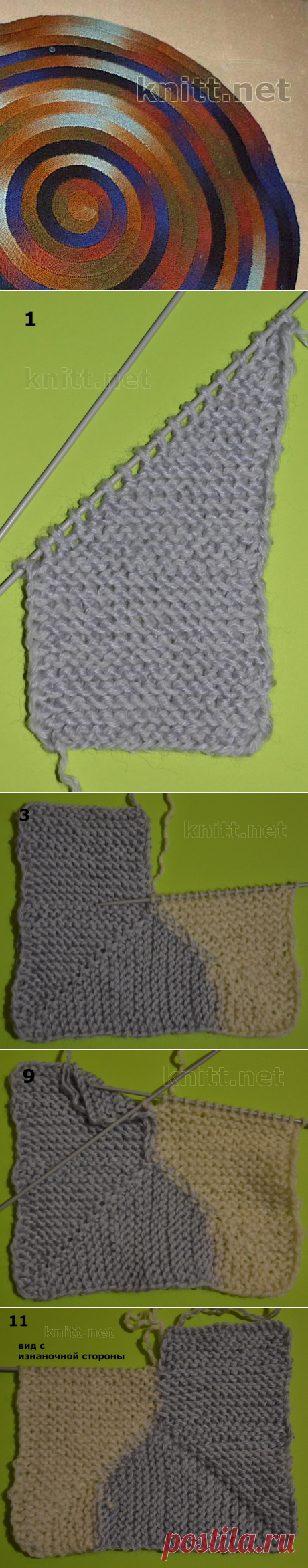 Плед-одеяло из 10 петель | knitt.net | Все о вязании
