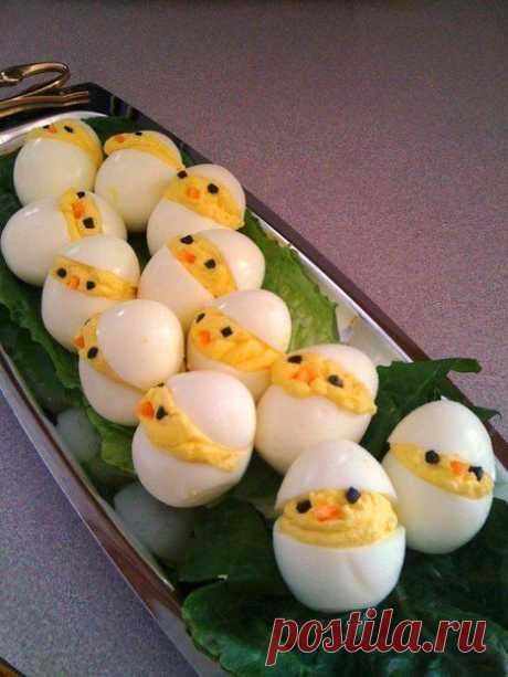 Яйца на закуску - &quot;ЦЫПЛЯТКИ&quot;