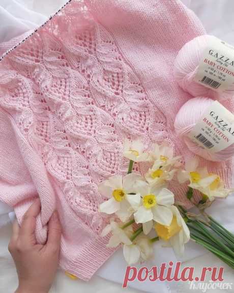 Ажурный узор спицами. Схема. / knittingideas.ru