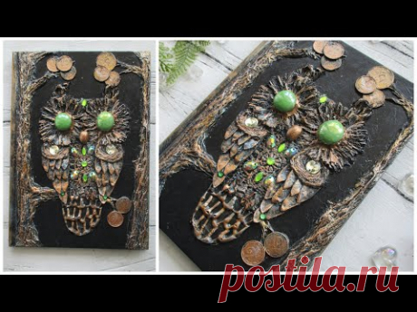 ДЕКОР БЛОКНОТА ЛЕГКО И ПРОСТО  #DIY  #OWL #tutorial