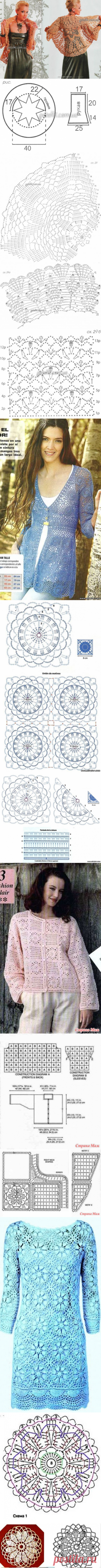 ВЯЗАНИЕ КРЮЧКОМ. Модели и схемы.