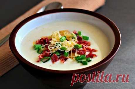 Густой сливочный картофельный суп-пюре / Свежие рецепты