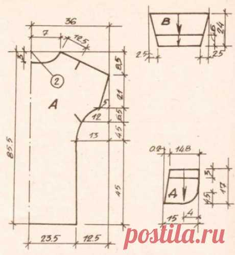 Выкройка детского халата. Сшить детский халат