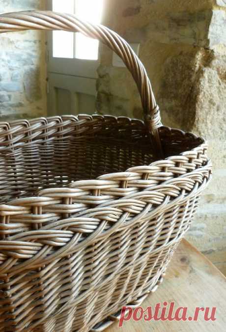 French handmade market shopping basket vintage от FrenchAccents