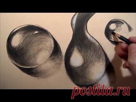 Drawing Water Drops, Step by step - YouTube