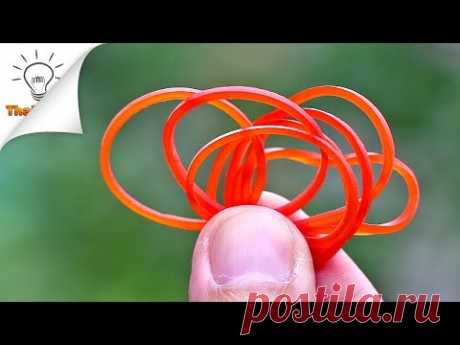22 Ways to Use Rubber Band | Thaitrick - YouTube