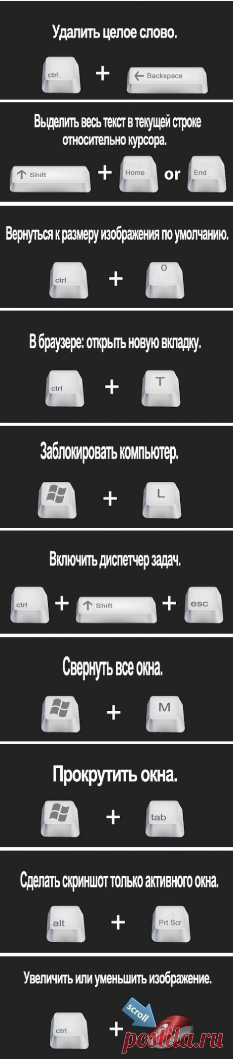 Полезные горячие клавиши Windows — Полезные советы