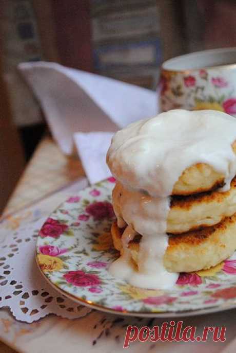 Рецепт пышных сырников.