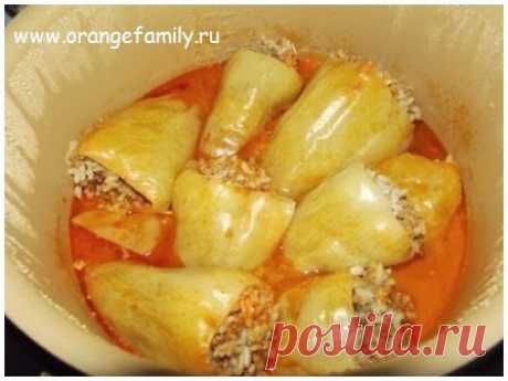Рецепт фаршированных перцев, приготовленных в мультиварке-скороварке | orangefamily.ru
