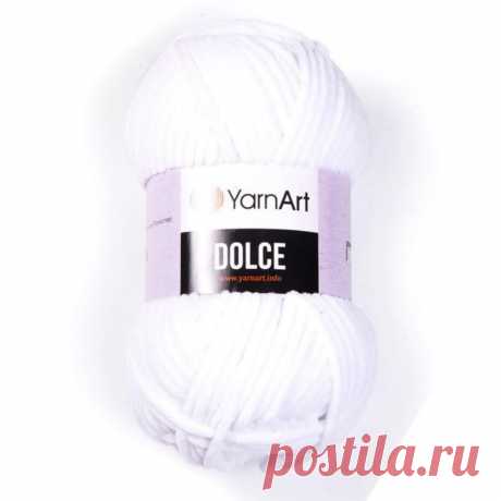 Пряжа YarnArt Dolce 741 белый Пряжа YarnArt Dolce 741 белый, производитель , назначение , купить по цене 205.00 руб., быстрая доставка по Новосибирску и области, Москве, СПБ, всей России - интернет-магазин Стелла Арт.