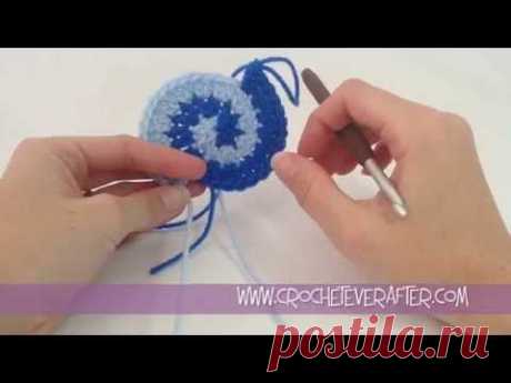 Two Color Double Crochet Spiral Tutorial - YouTube