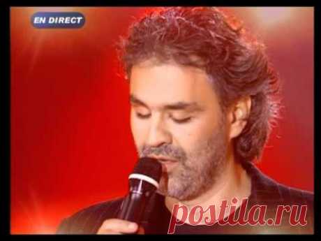 Star Academy 2004  Andrea Bocelli et Gregory   Con te partiro