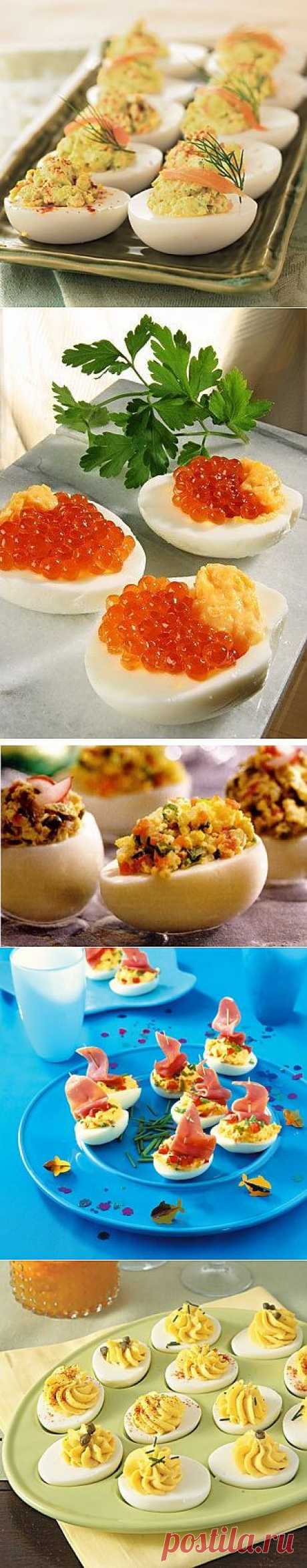 Вкуснейшие начинки для яиц.