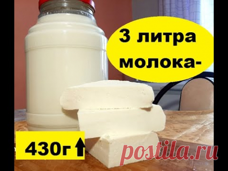 ВЕЛИКОЛЕПНЫЙ ТРЁХЛИТРОВЫЙ СЫР КАЧОТА!  КУПИТЕ БАНКУ МОЛОКА!