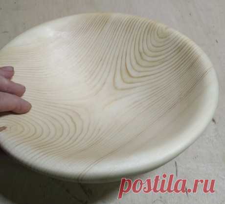 Как сделать тарелку из дерева. | pahasever | Яндекс Дзен