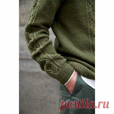 Мужской свитер регланом снизу от финской компании Novita — фото, схема и переведённое описание | Тепло о вязании | Дзен