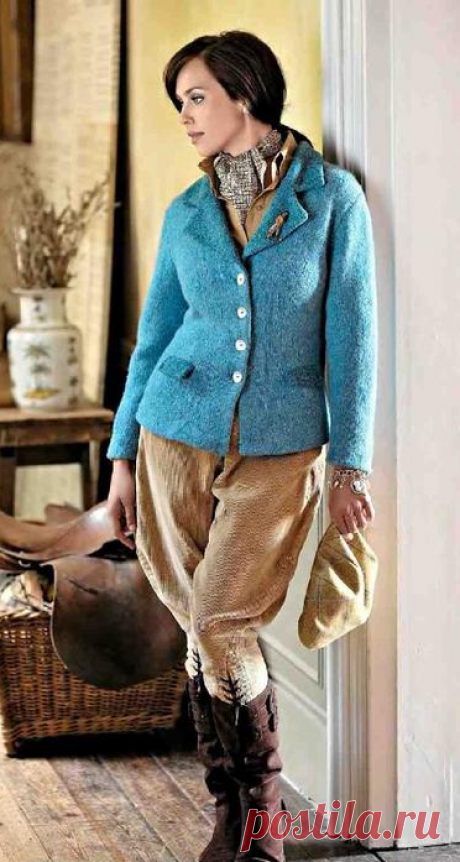 Вязаный женский жакет - пиджак "Gosford"
