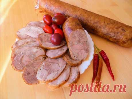 Простой рецепт вкусной домашней колбасы – пошаговый рецепт с фотографиями