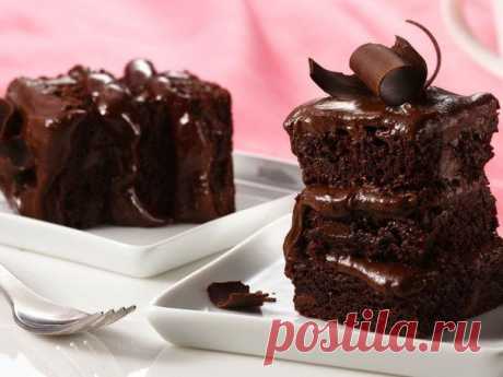 Быстрый пирог на кефире с шоколадом | Домашняя выпечка