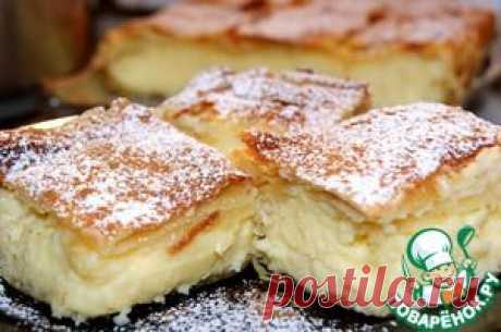 Бугаца-традиционный греческий пирог с кремом - кулинарный рецепт