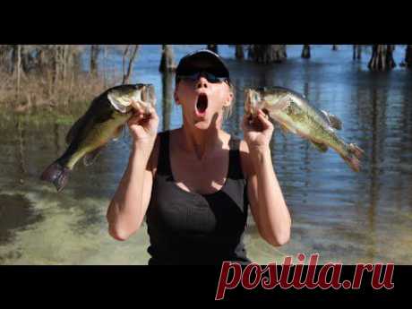 Girls Can Bass Fish Too! - YouTube