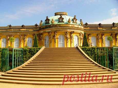 Жемчужина Потсдама — дворец и парк Сан-Суси | Изюминки