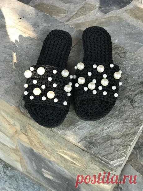 Crochet sandals | Etsy