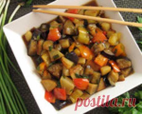"Чи-Сан-Чи" - баклажаны по-китайски с картофелем и перцем