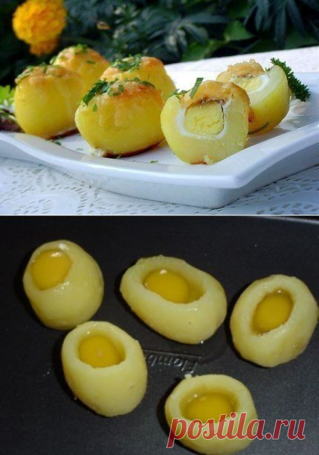 Картофель с перепелиным яйцом &quot;СюрпраЙЗ&quot; | Don Аппетит