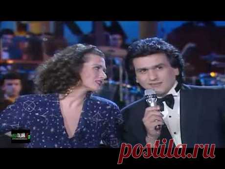 Toto Cutugno e Gigliola Cinquetti cantan "Insieme:1992" y "Non ho l´età". Eurofestival 1991 Roma(it)