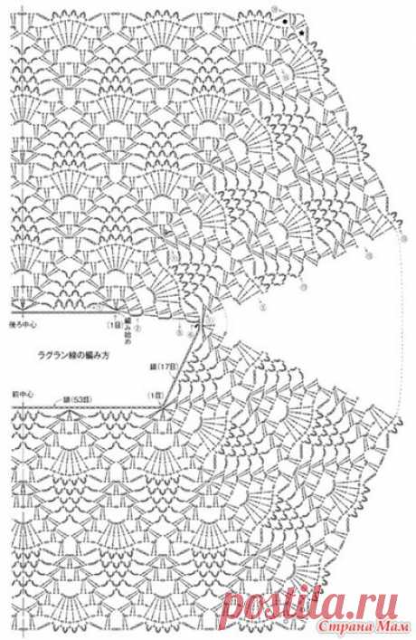 . Реглан &quot;Ананас&quot; - Все в ажуре... (вязание крючком) - Страна Мам