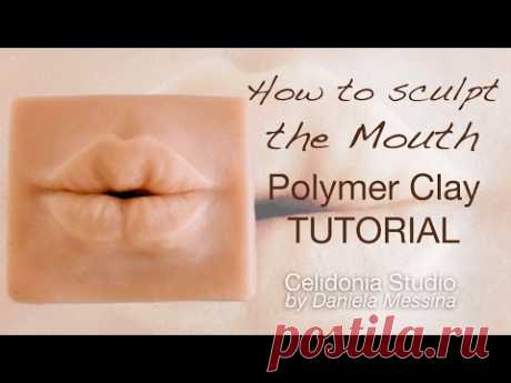 How to sculpt the Mouth - OOAK Polymer Clay Tutorial - Sculpting Particulars 2