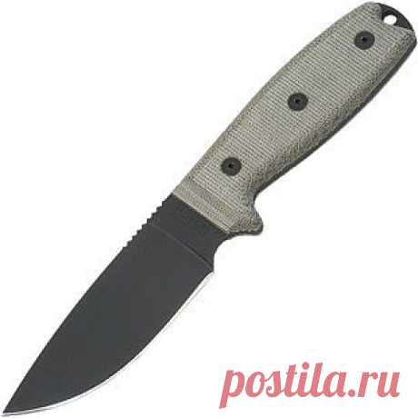 ONTARIO Rat 3, Canvas Linen Micarta Handle, Plain, w/Sheath The way to Nirvana is NOT Paved!