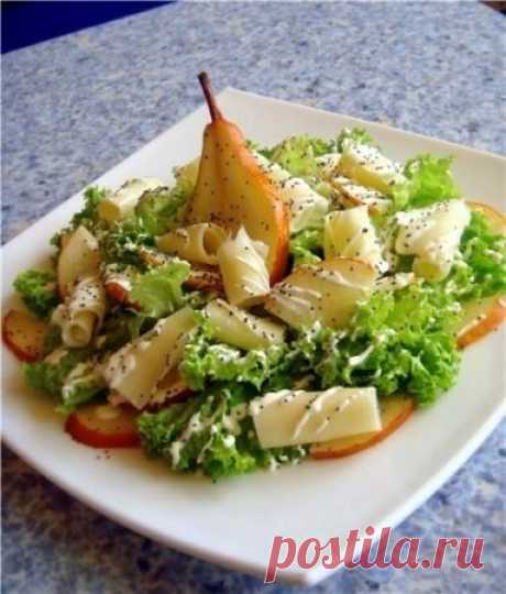 👌 Праздничный салат с грушей, сыром и орехами, рецепты с фото