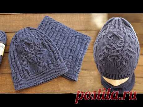 Шапка «Скорпион» спицами 🦂 Knitted hat for a boy