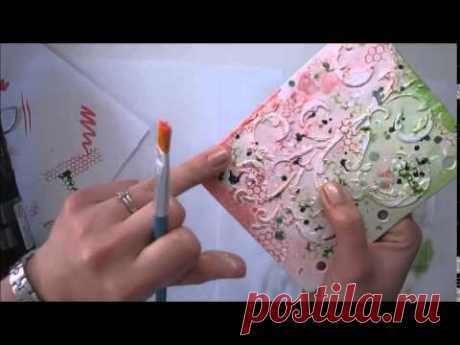 'Amazing you' mixed media journal cover tutorial for Limor Webber Designs