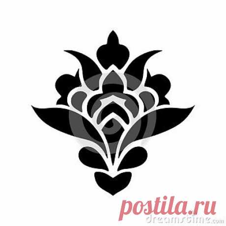 Photo by Nirbhay Kumar on dreamstime
 · · · vector-black-white-indian-floral-elements-design-base-element-design-textile-printing-embroidery-use