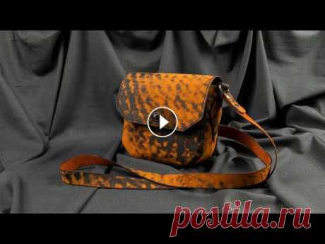 Сумка из кожи своими руками. Простая кожаная сумка + выкройка / Simple leather bag handemade pattern

вязание в полоску спицами